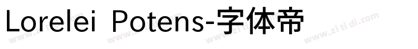 Lorelei Potens字体转换